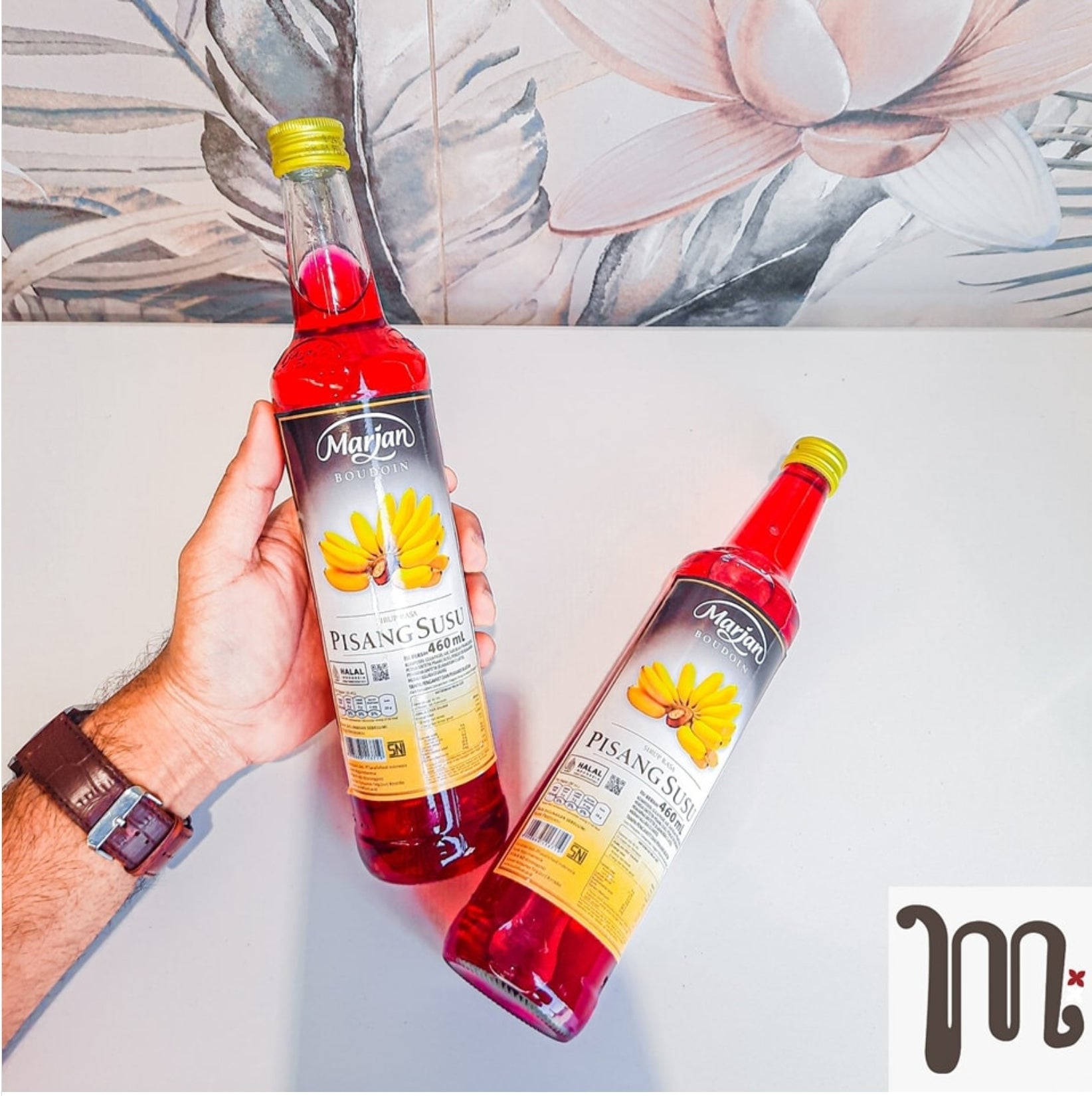 Marjan Syrup Pisang Susu 460ml. مرجان شراب حليب بالموز 460 مل