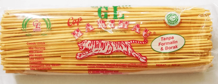 Cap Harimau Mie Lidi GL 500g. نودلز كاب هاريماو (مي ليدي) جي إل 500 جرام