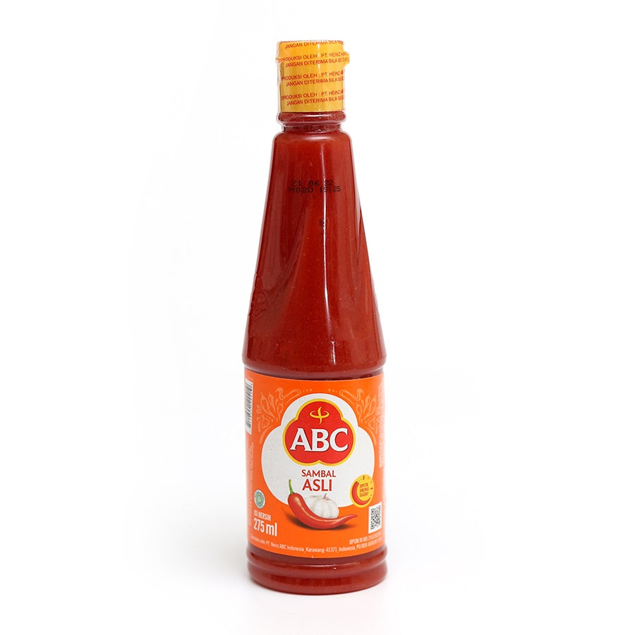 ABC Sambal Asli 270 ml. صلصة الفلفل الحار الأصلية من ABC، سعة 270 مل