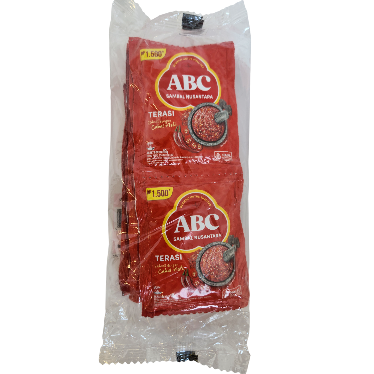 ABC Sambal Nusantara Sambal Terasi sachet 10x18gr