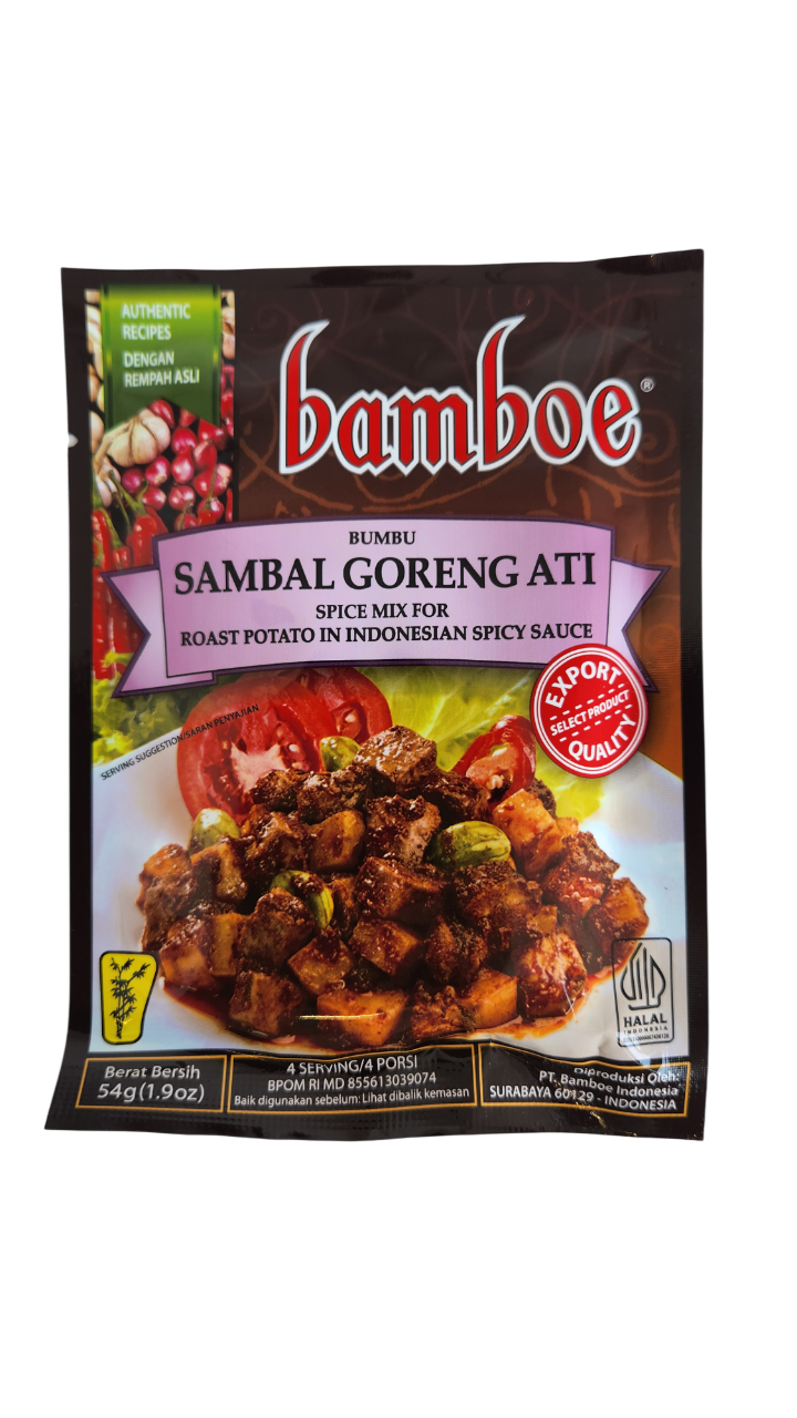 Bamboe Sambal Goreng Ati 54g. كبد بامبو سامبال جورينج 54 جرام