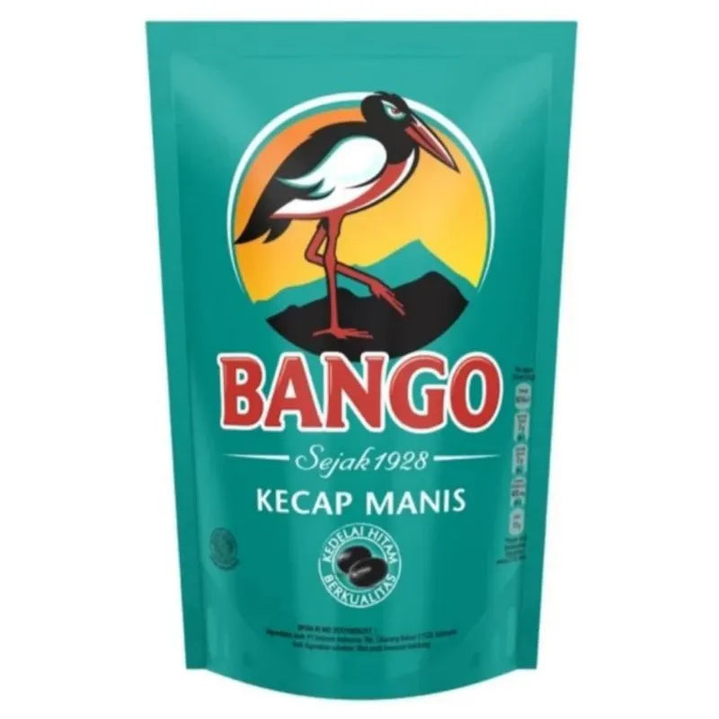 Bango Kecap Manis 700g/520ml Refil Pouch L. عبوة إعادة تعبئة صلصة الصويا الحلوة بانجو 700 غرام/520 مل