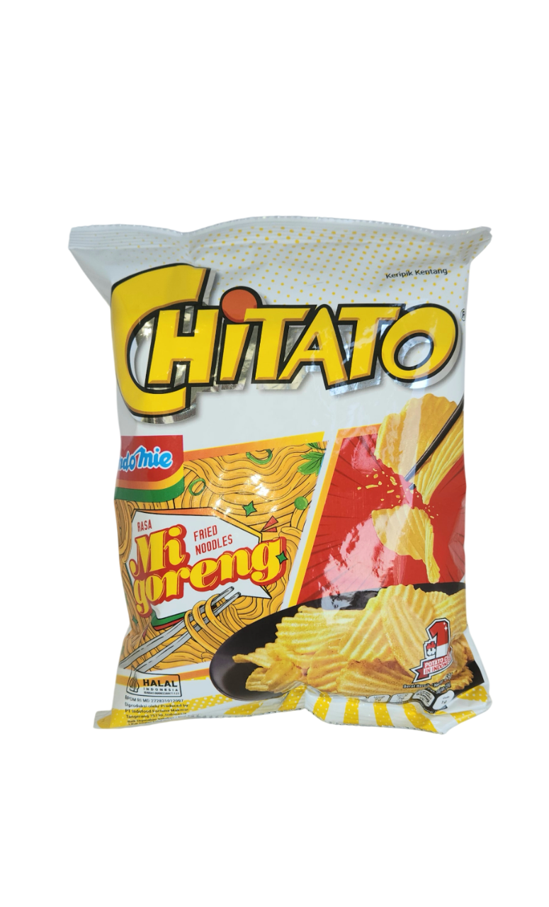 Chitato Indomie Mi Goreng Chips 68g. نودلز شيتاتو إندومي مقلية مع رقائق البطاطس 68 غرام