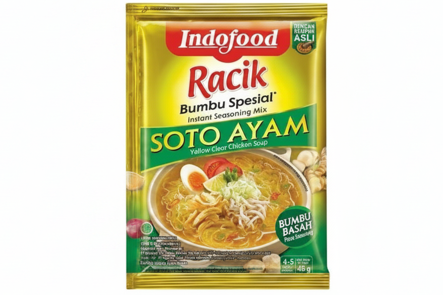 Indofood Racik Instant Soto Ayam 45 gr. إندوفود - خليط توابل سوتو الدجاج الفوري راسيك 45 جم