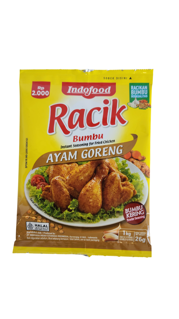 Indofood Racik Ayam Goreng 26gr. مزيج دجاج مقلي من إندوفود 26 غرام