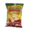 Kusuka Singkong Chips Balado Flavour 60g. رقائق كسوكا الكسافا بنكهة بالادو 60 جرام