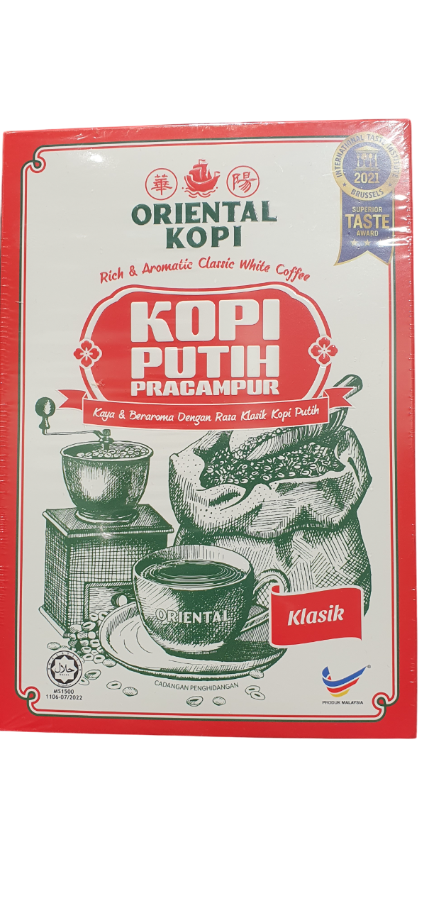 Oriental Kopi White Coffee Premix 380g. مزيج قهوة أورينتال كوبي وايت الجاهز 380 غرام