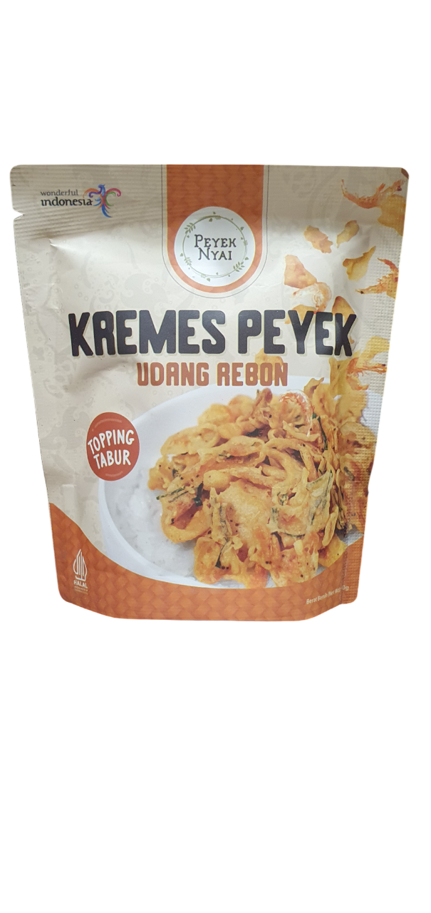 Peyek Nyai Kremes Peyek Udang Rebon 50g