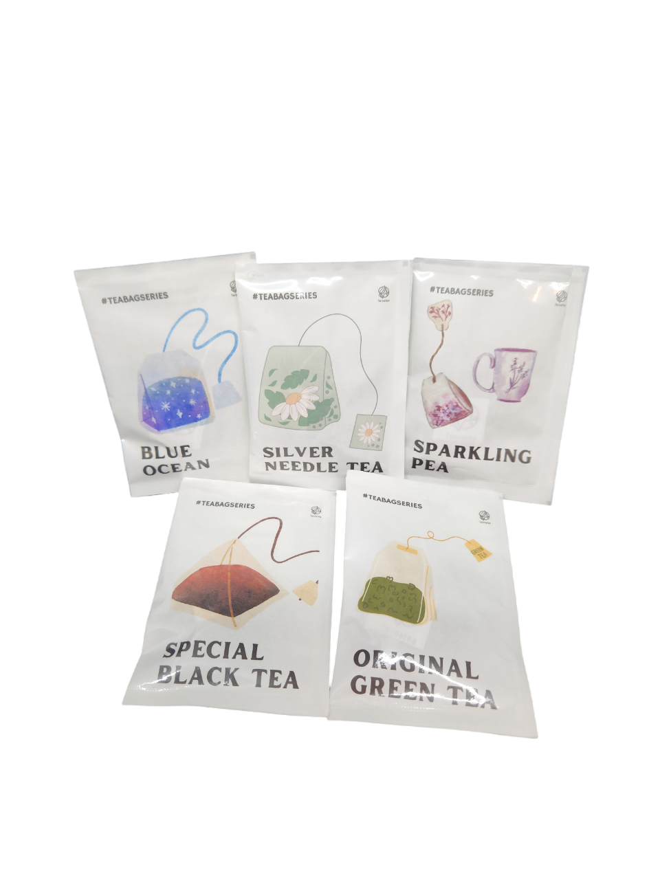 Ternatea Tea Bag Series, Pack of 5 sachet. سلسلة أكياس شاي "تيرناتيا" (Ternatea)، عبوة تحتوي على 5 أكياس