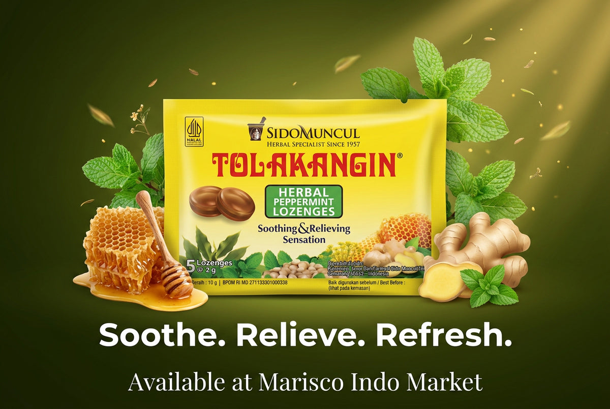 Sidomuncul Tolak Angin Permen Herbal Peppermint Lozenges 5x2g. سيدومونكول تولاك أنجين معينات النعناع العشبية 5x2 جم