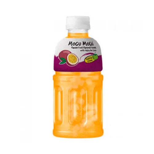 Mogu Mogu Passion Fruit Juice with Nata De Coco 320ml. عصير موجو موجو باشن فروت مع ناتا دي كوكو 320 مل