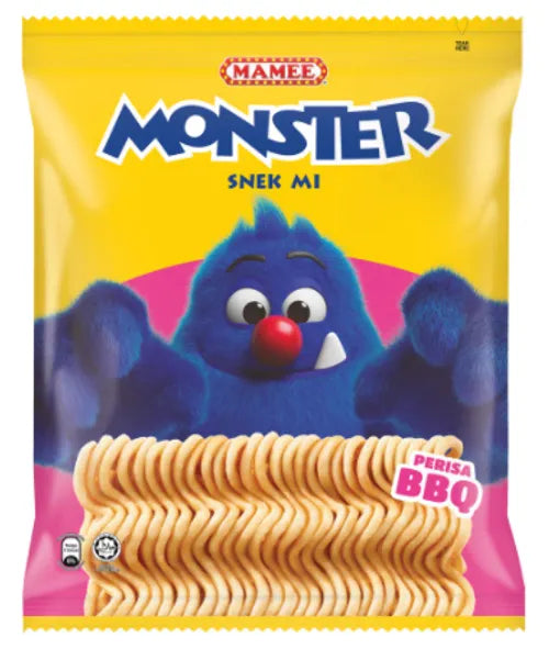 Mamee Monster Noodle Rasa BBQ 25g