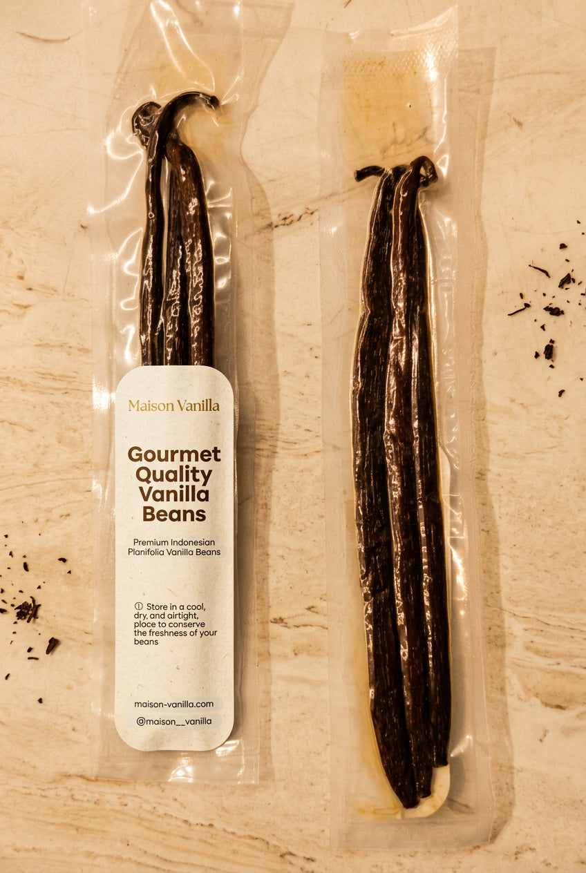 Maison Vanilla Pods 3pc pack. عبوة من 3 قطع من كبسولات فانيليا ميزون