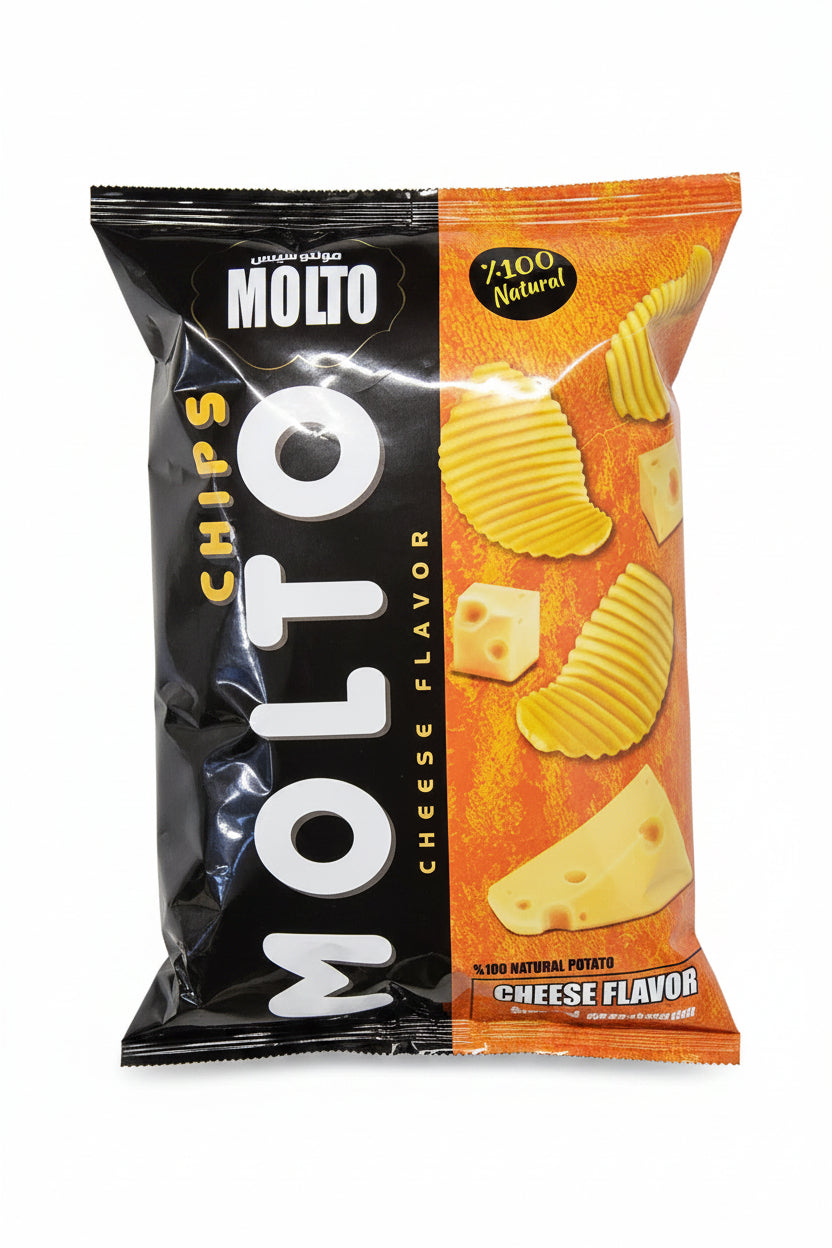 Molto Chips Cheese Flavourn70g