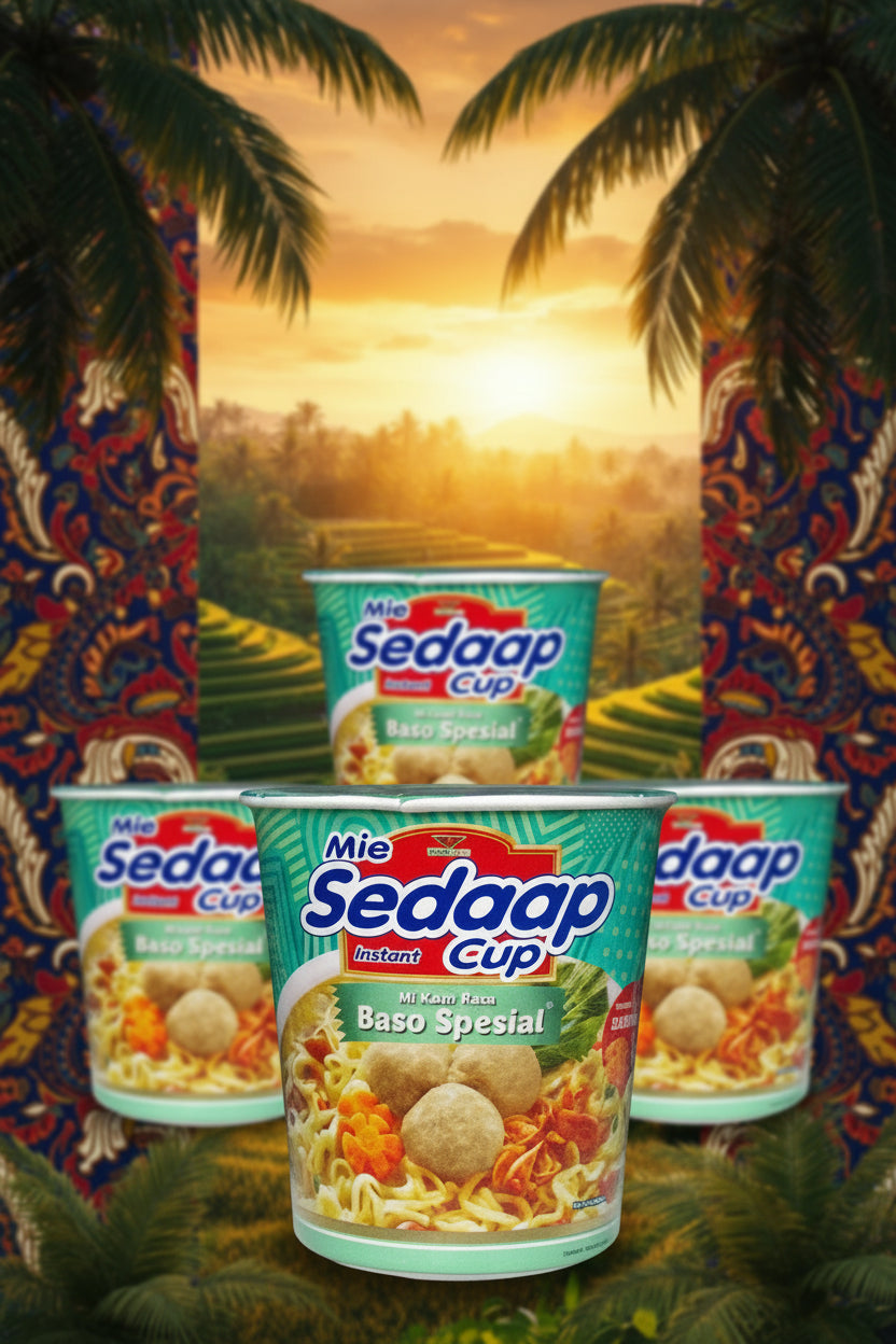 Mie Sedaap Cup Baso Special 77g. مي سيداب كوب كرات اللحم الخاصة 77 جرام