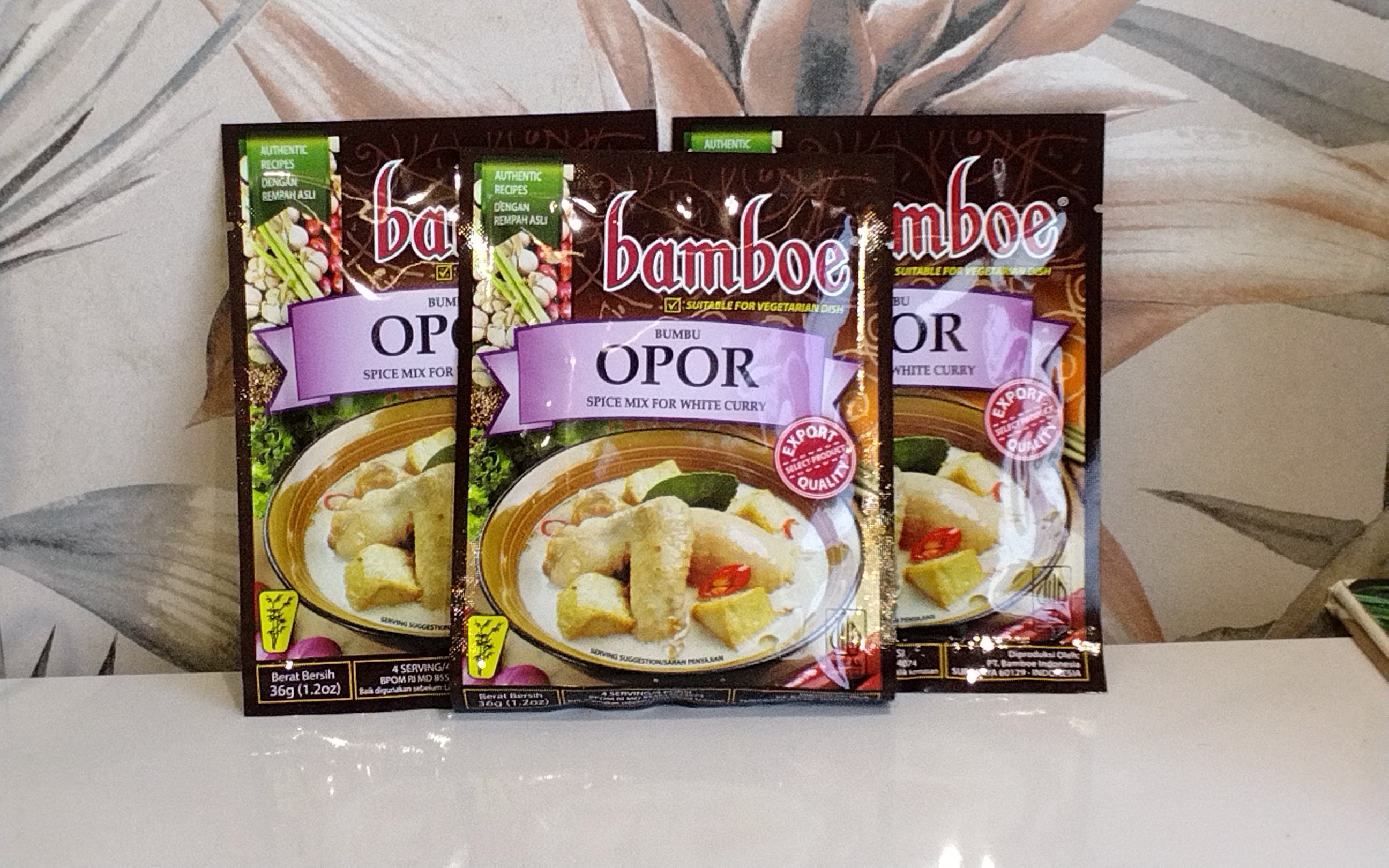 Bamboe Bumbu Opor 36g. توابل بامبو أوبور 36 غرام
