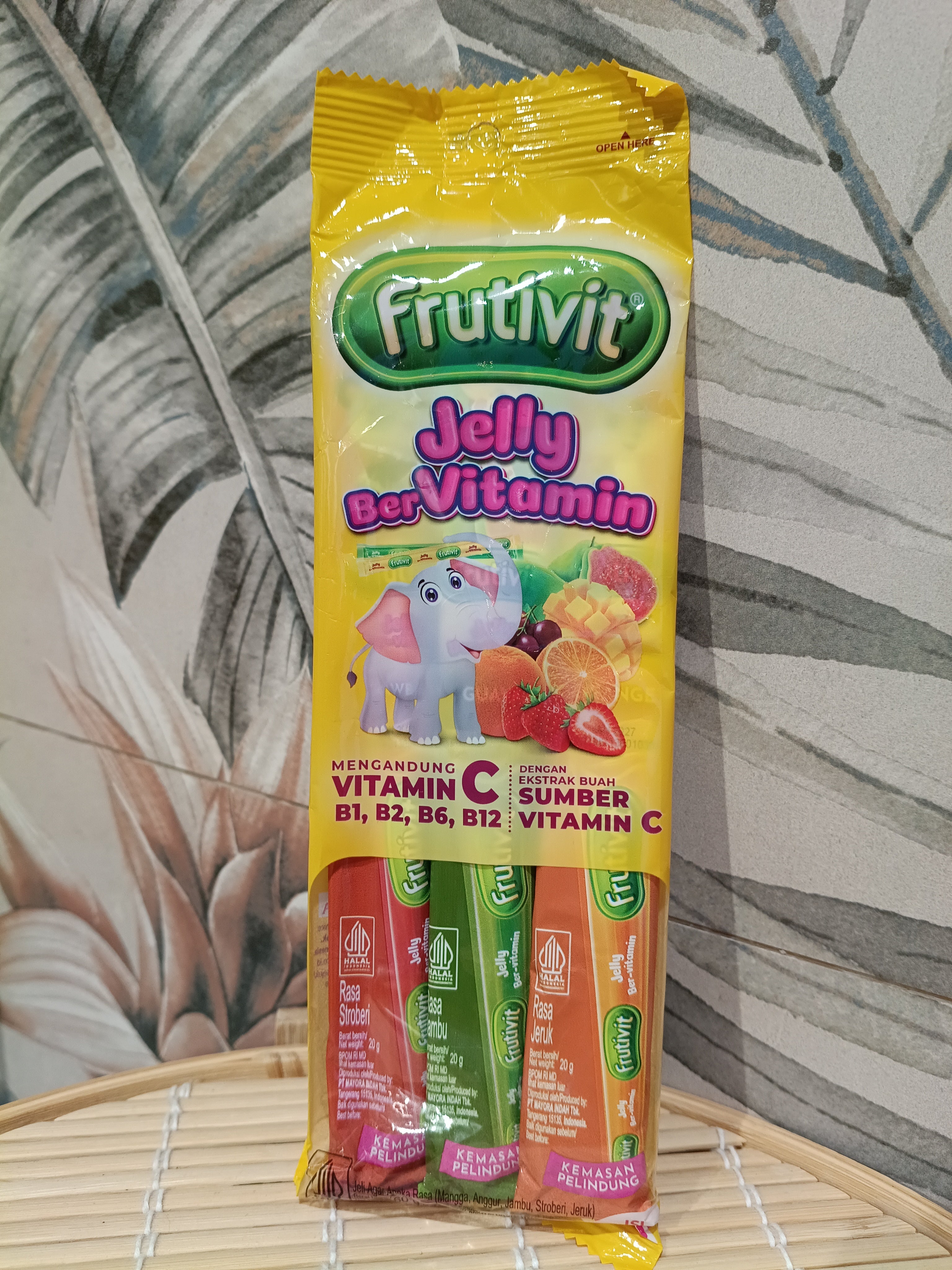 Frutivit Jelly Bervitamin 3x20gr. فروتيفيت جيلي بيرفيتامين 3x20 جرام