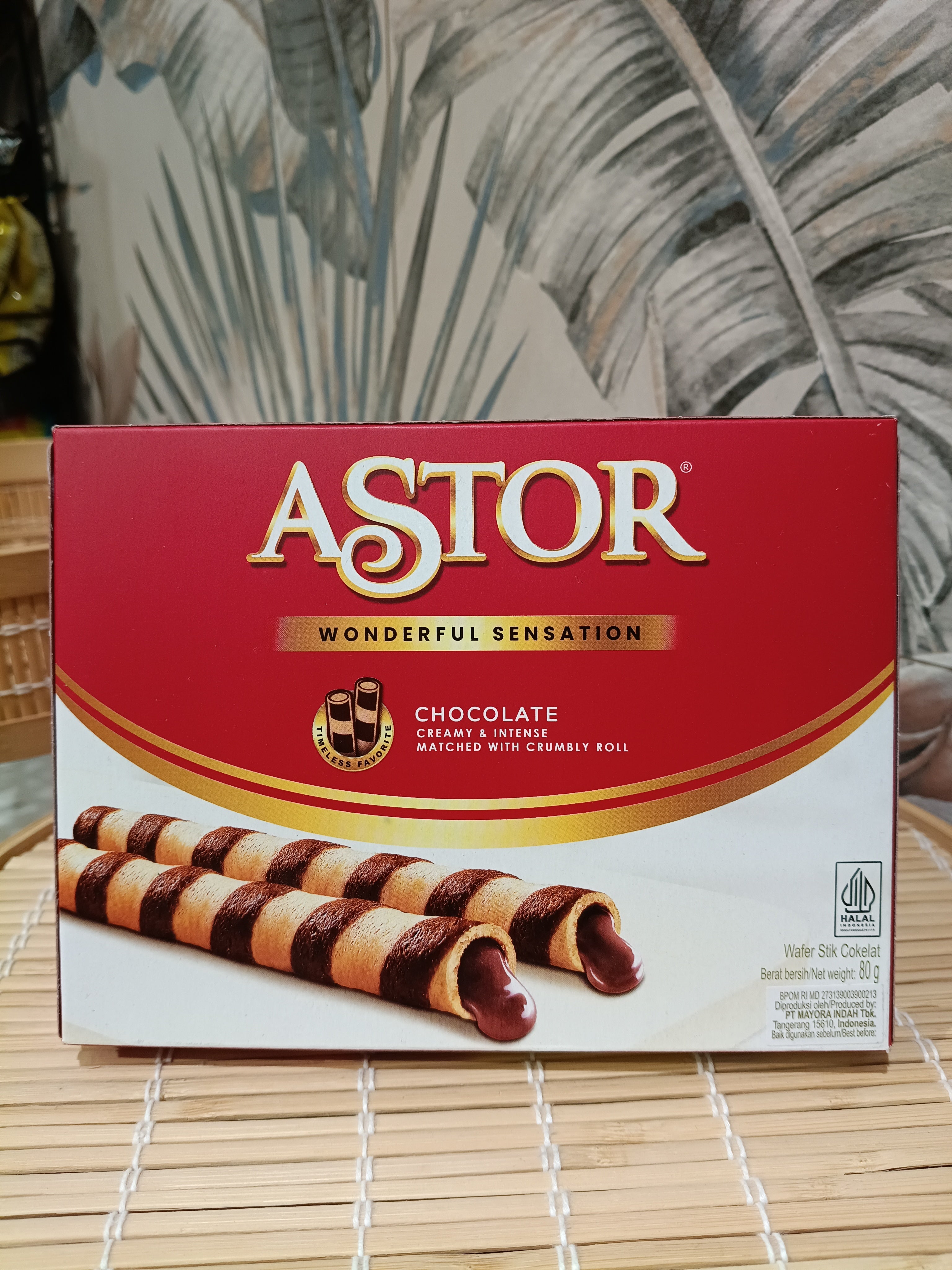 Astor Wafer Stik Coklat 80gr. أستور ويفر ستيك شوكولاتة 80 غرام