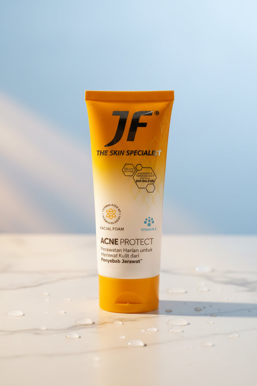 JF Skin Specialist Acne Protect Face Wash 70g. غسول الوجه جي إف سكين سبيشاليست للحماية من حب الشباب 70 جم