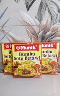 Munik Bumbu Soto Betawi 125g.  مونيك بهارات سوتو بيتاوي 125 جرام