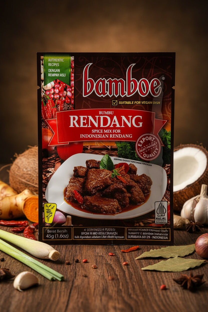 Bamboe Bumbu Rendang 45g. توابل بامبو ريندانغ 45 غرام