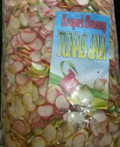 Cap Jaya Tunas Kerupuk Bawang Warna-warni 5 kg. رقائق البصل الملونة من كاب جايا توناس 5 كجم