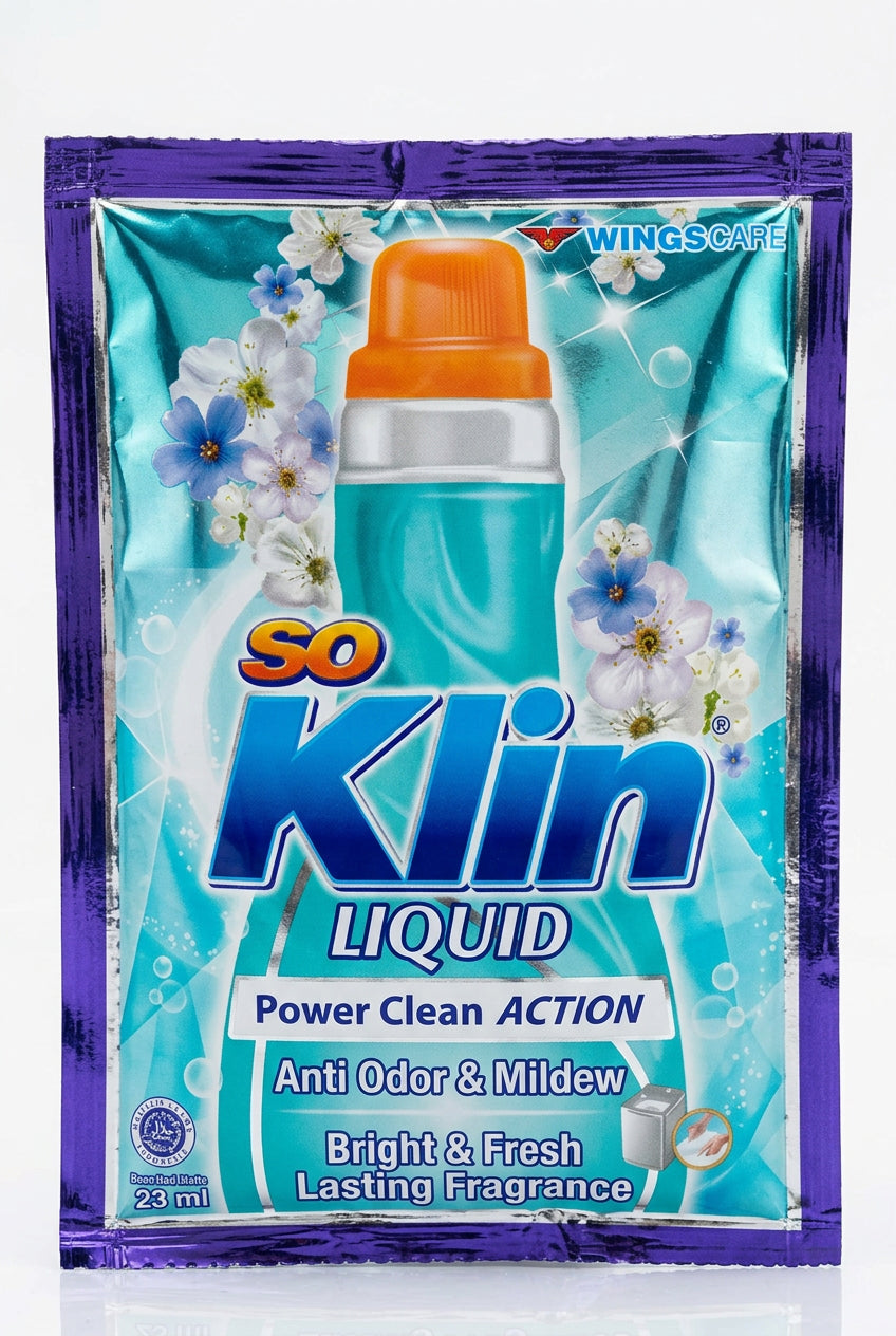 So Klin Liquid Detergent 40ml. سائل غسيل سو كلين 40 مل