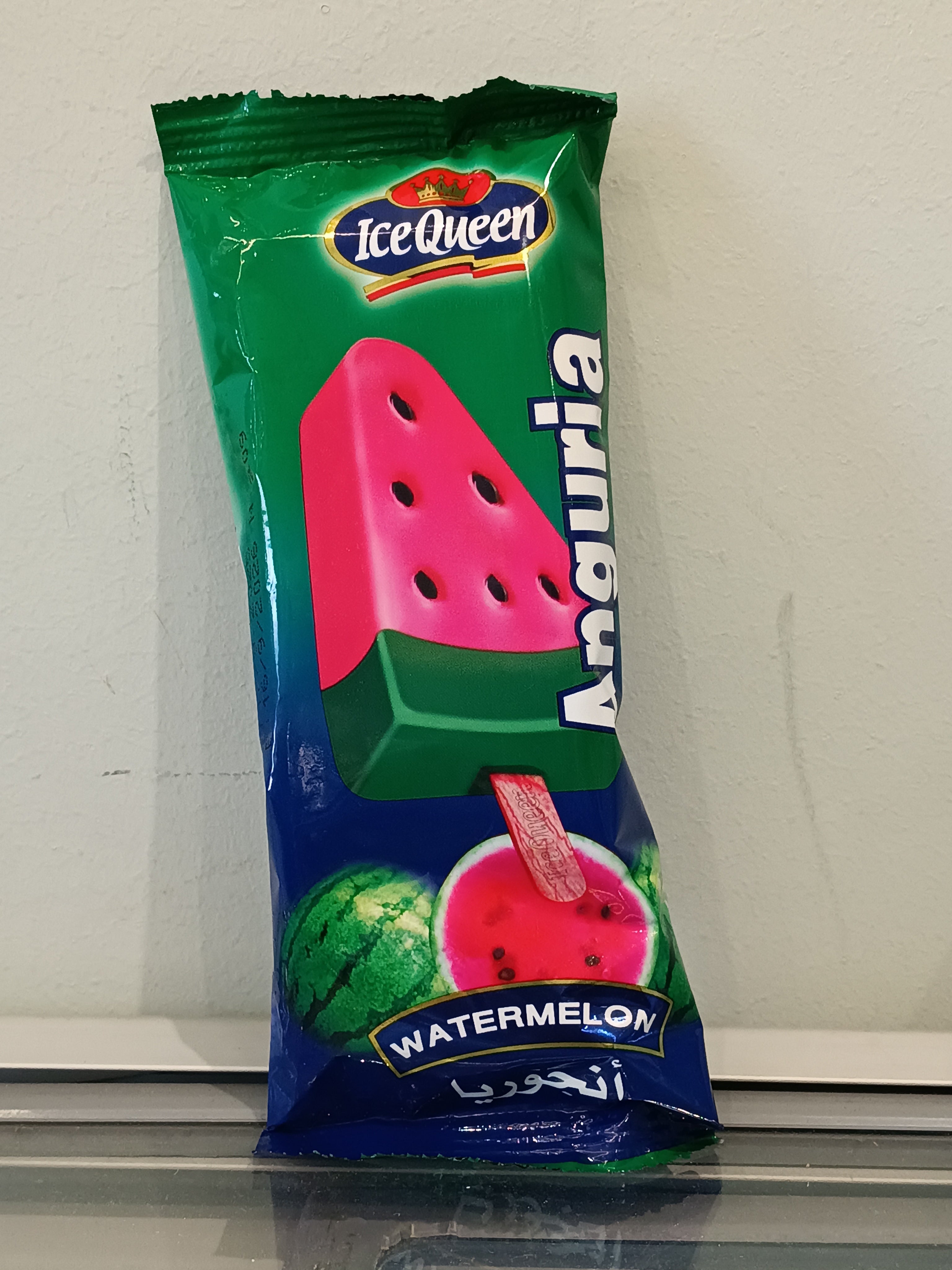 Ice Queen Anguria Watermelon Ice Cream 70ml. آيس كريم "آيس كوين" بنكهة البطيخ "أنغوريا" - 70 مل
