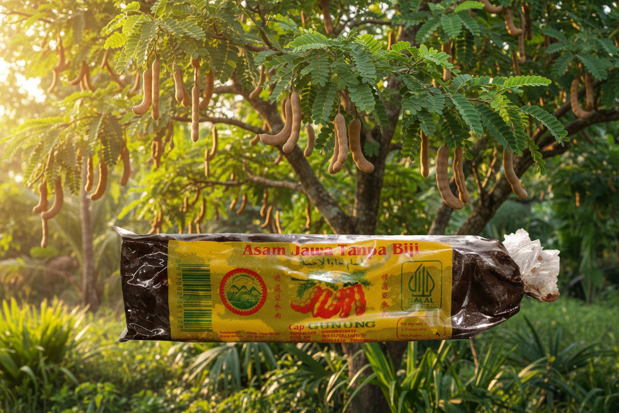 Asam Jawa Tanpa Biji 150g. تمر هندي بدون بذور 150 غرام