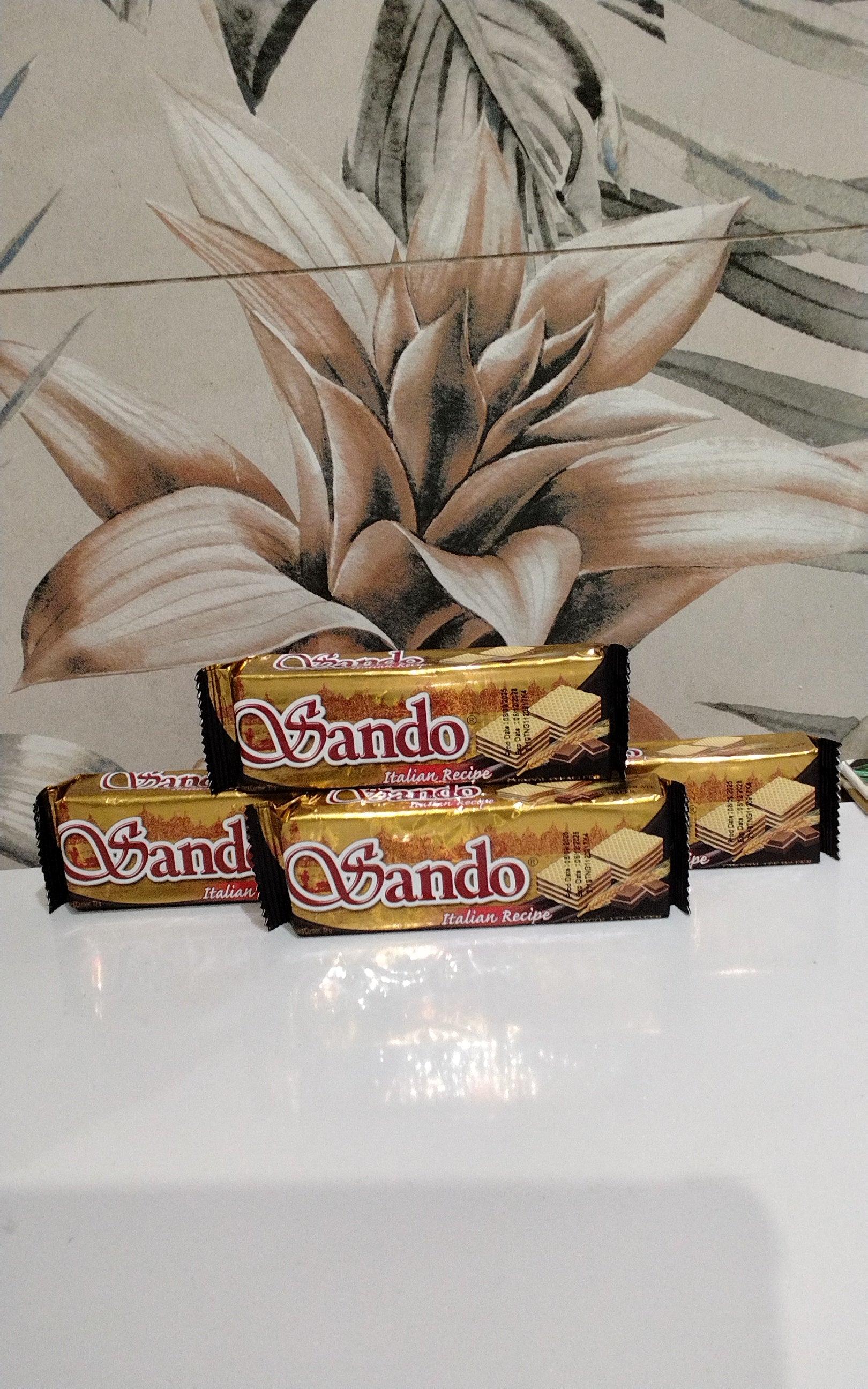 Sando Chocolate Wafers 32g. رقائق شوكولاتة ساندو 32 جرام