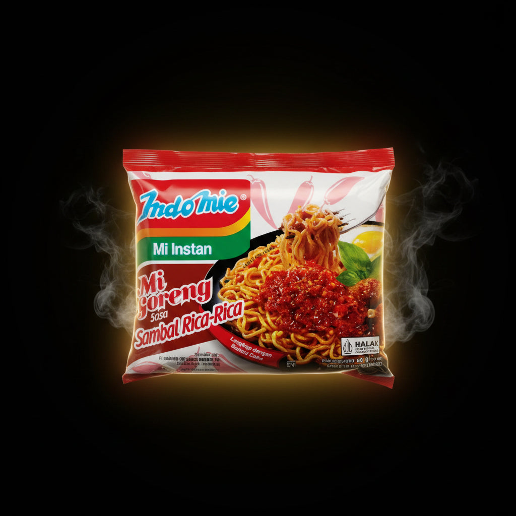 Indomie Mi Goreng Rasa Rica-Rica 85g. Indomie Mi Goreng Rasa Rica-Rica 85 gram