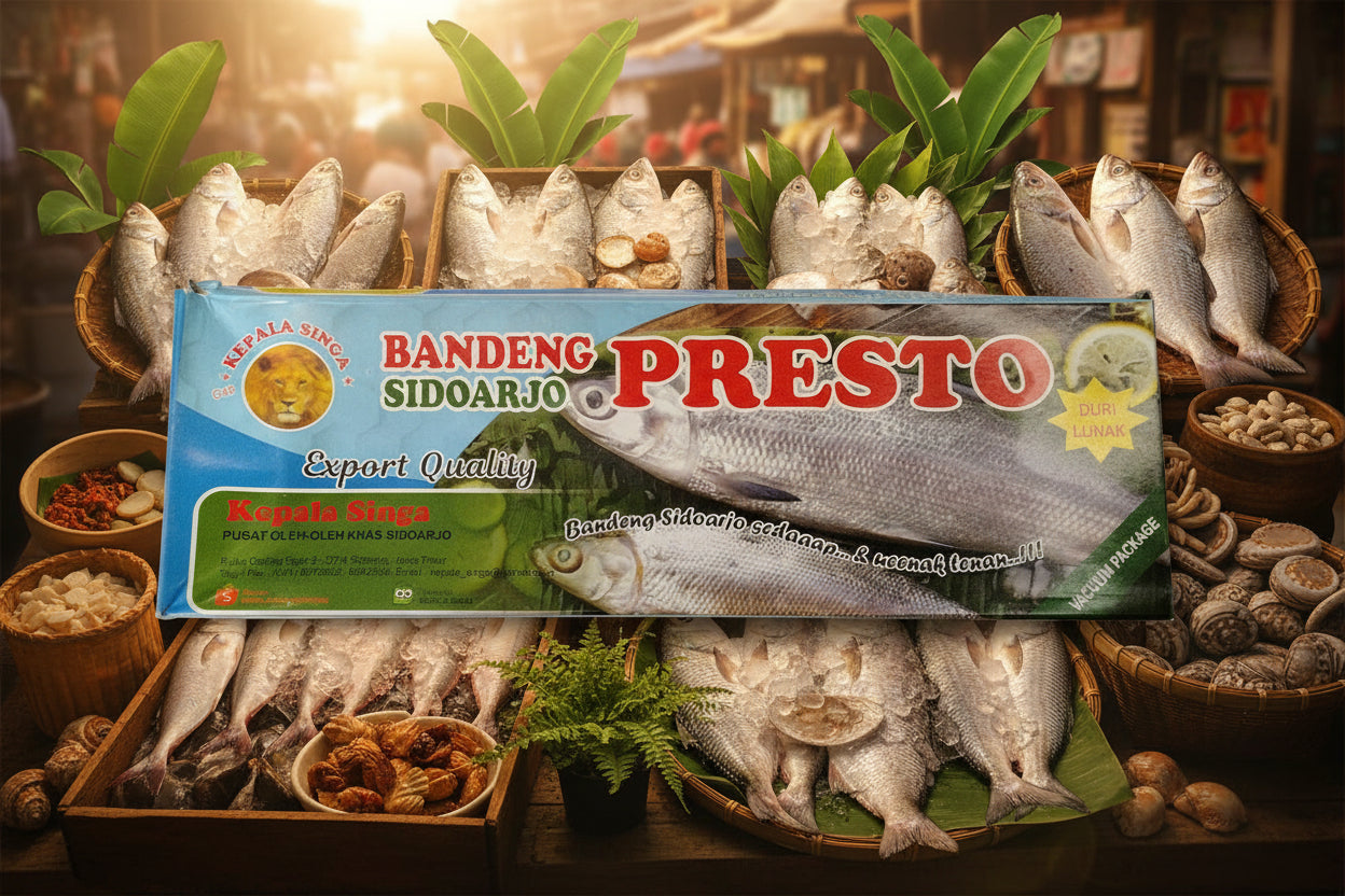 Sidoarjo Bandeng Presto is 2pcs. سمك الحليب سيدوارجو بريستو عبارة عن قطعتين