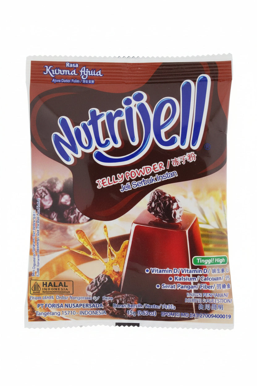 Nutrijell Rasa Kurma Ajwa 15g. نوتريجيل بنكهة التمر أجوا 15 غرام