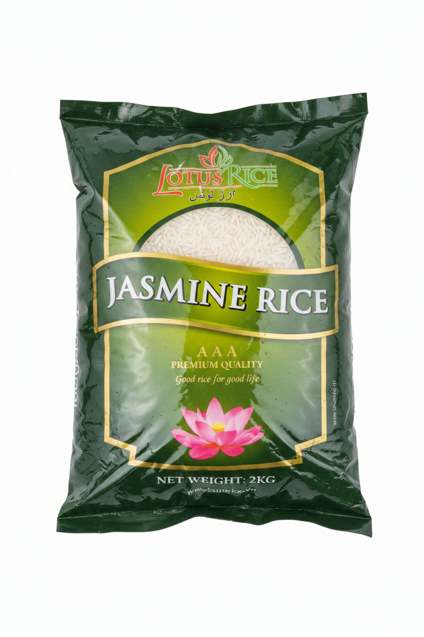 Lotus Jasmine Rice 2kg. أرز الياسمين من لوتس ٢ كجم