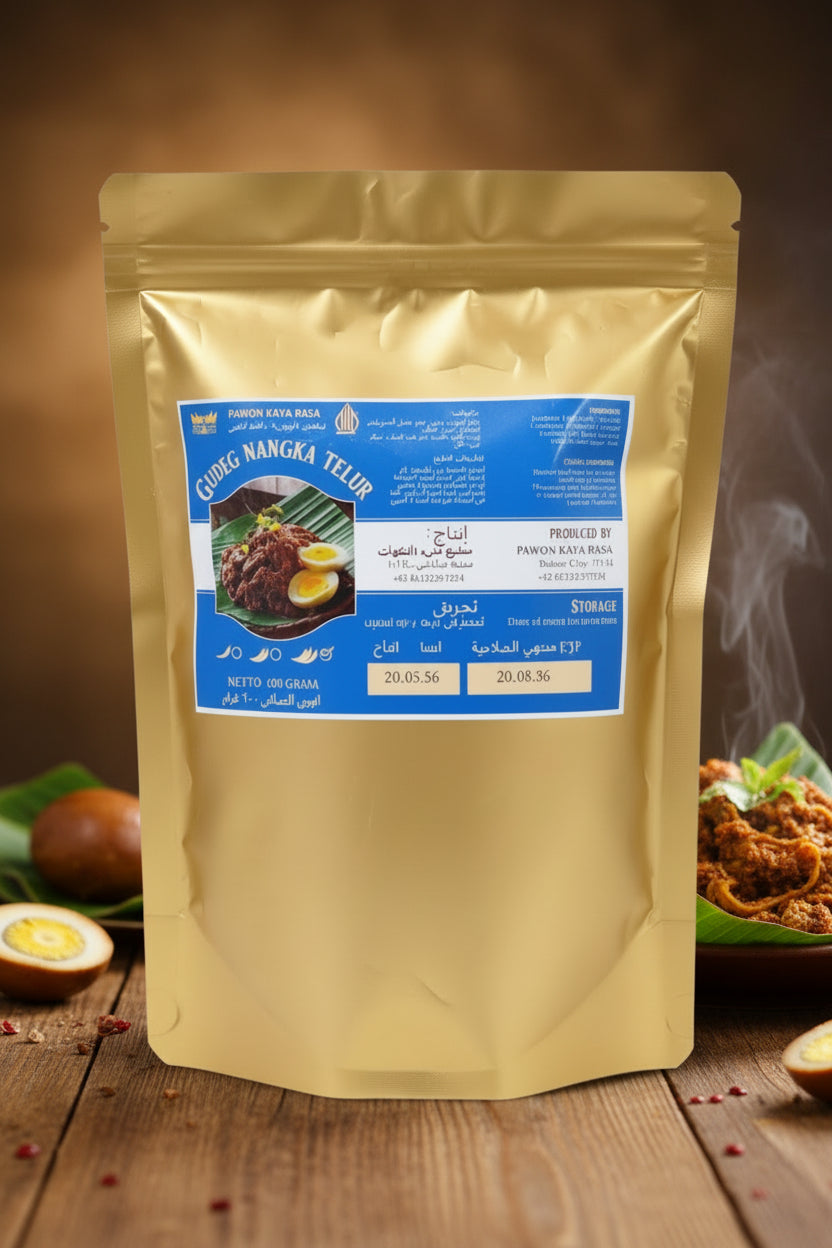 Pawon Kaya Rasa Gudeg Nangka Telur 600g. باون كايا راسا جاكفروت وبيض جوديج 600 جم