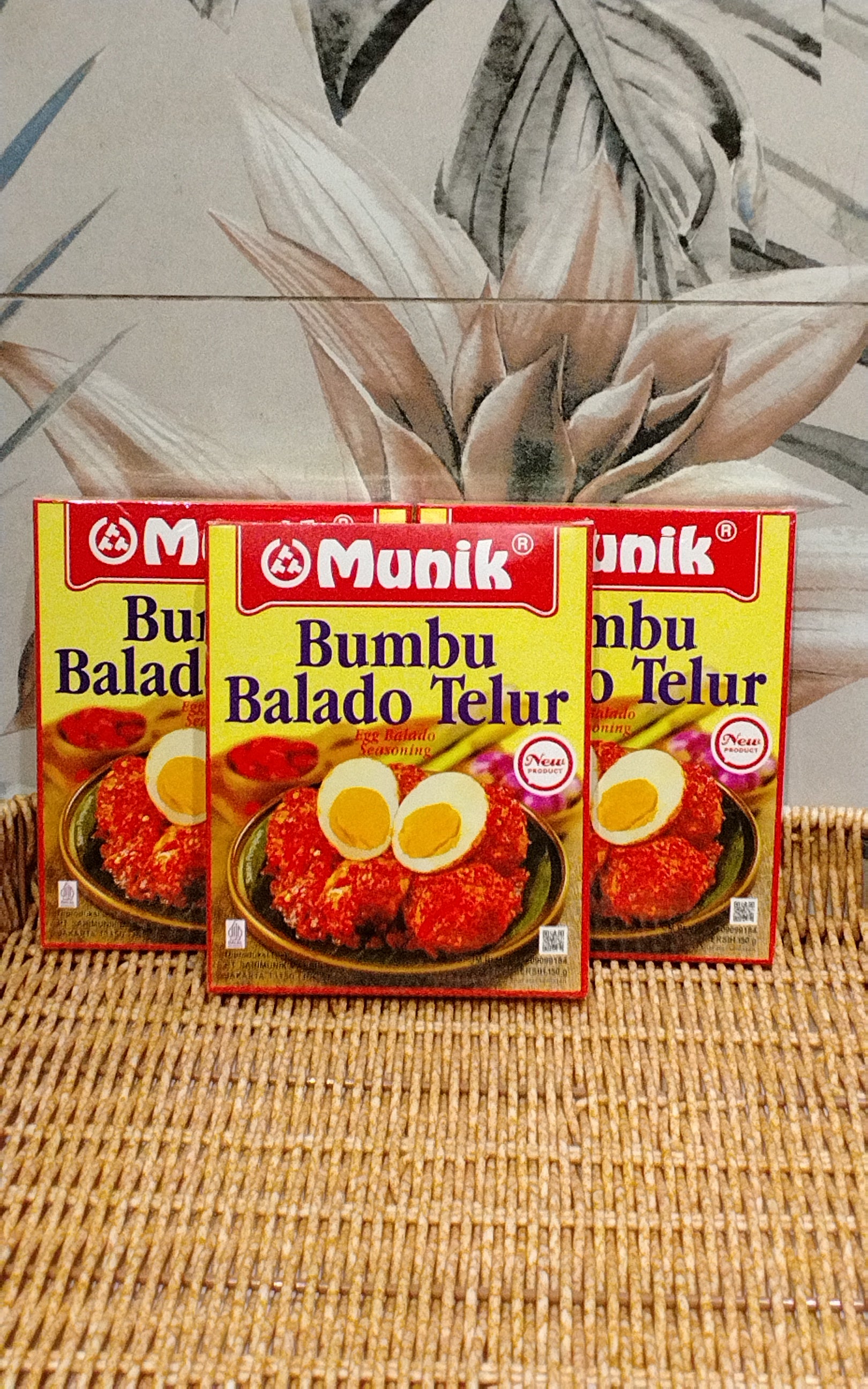 Munik Bumbu Balado Telor 150g. مونيك بهارات بالادو للبيض 150 جرام