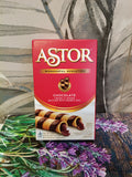 Astor Chocolate Wafer Sticks 40g. أعواد رقائق الشوكولاتة من أستور 40 غرام