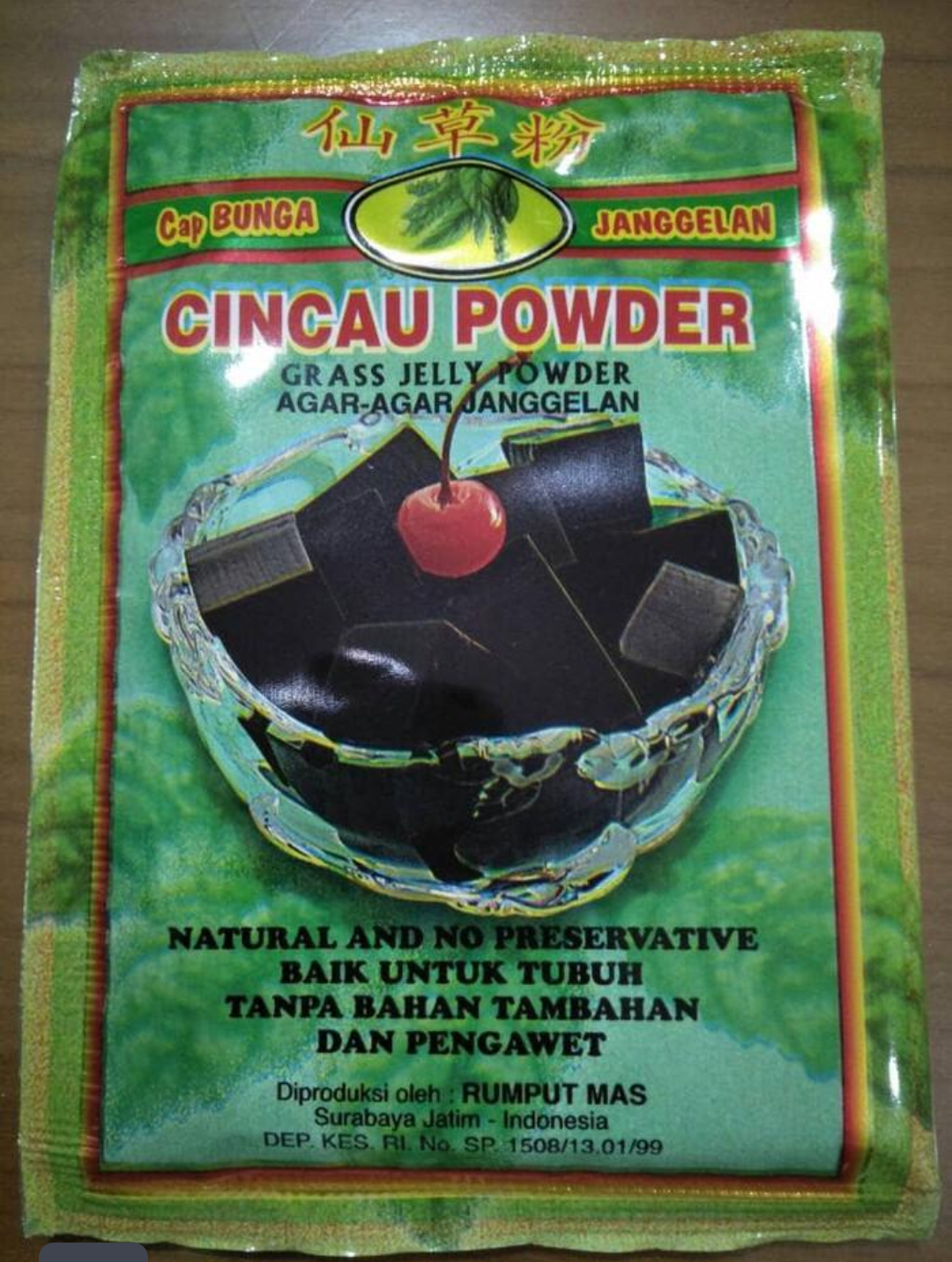 Cincau Bubuk Grass Jelly Saset 33g