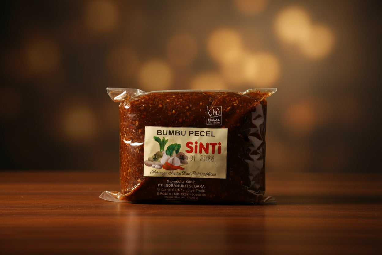Sinti Bumbu Pecel 100g. خليط صلصة "بيسيل" من "سينتي" (100 غرام)