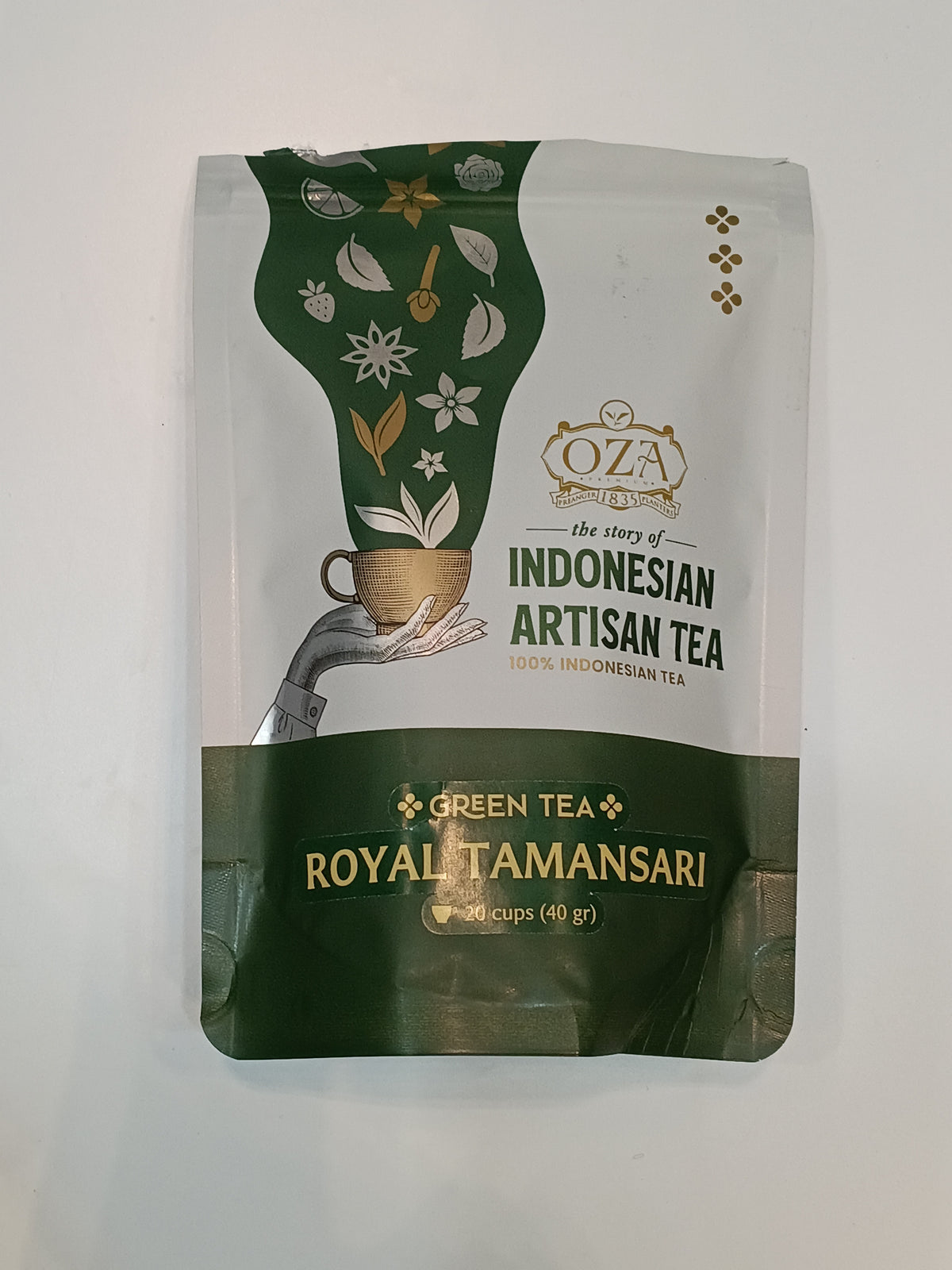 Oza Tea Royal Tamansari Loose Leaves 40g. شاي أوزا رويال تامانساري أوراق سائبة 40 جرام