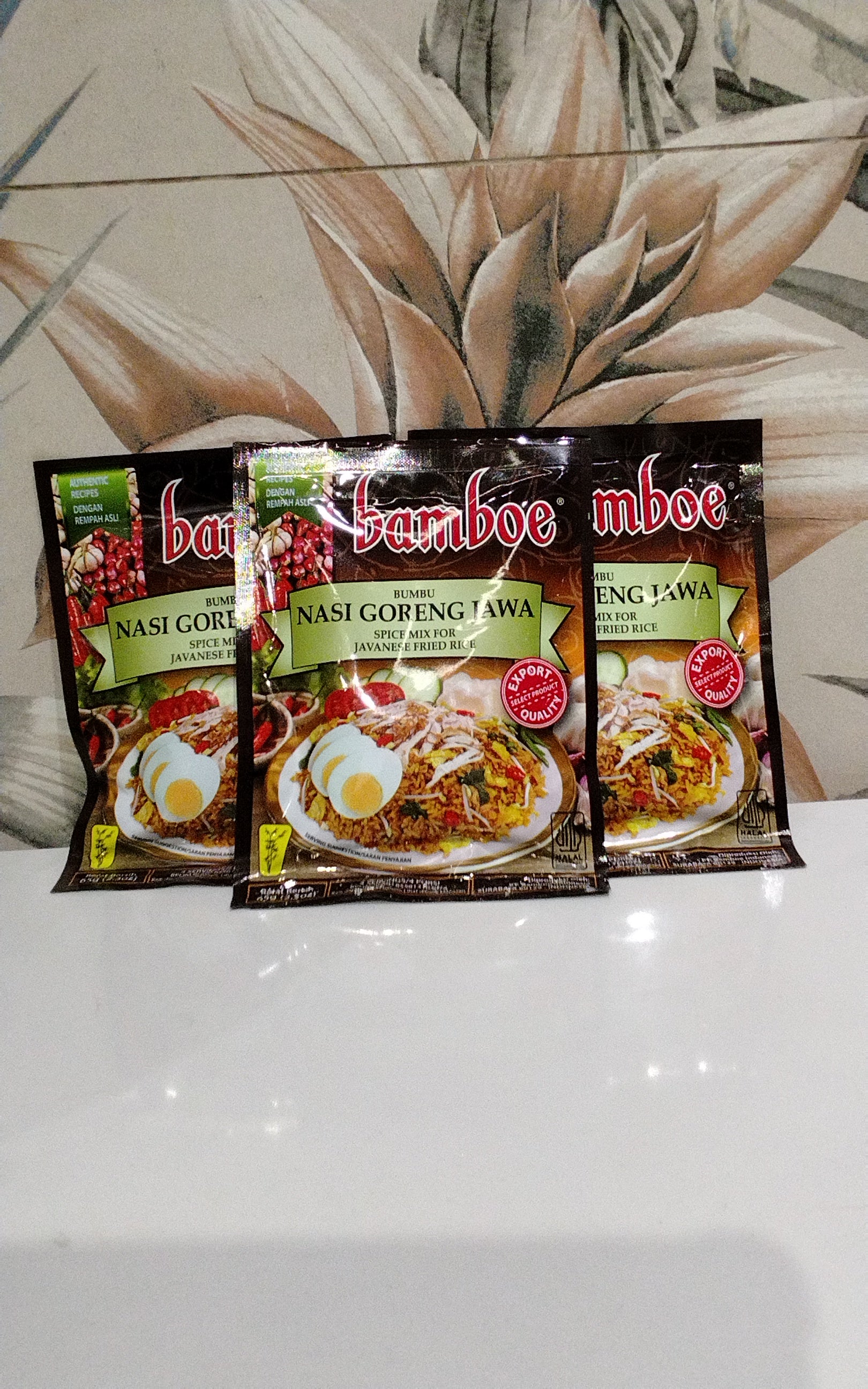 Bamboe Bumbu Nasi Goreng Jawa 65g. Bamboe Javanese Fried Rice Seasoning 65g