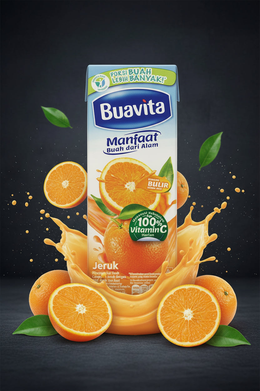 Buavita Orange Juice Packet 250ml. عصير بوافيتا برتقال باكيت 250 مل