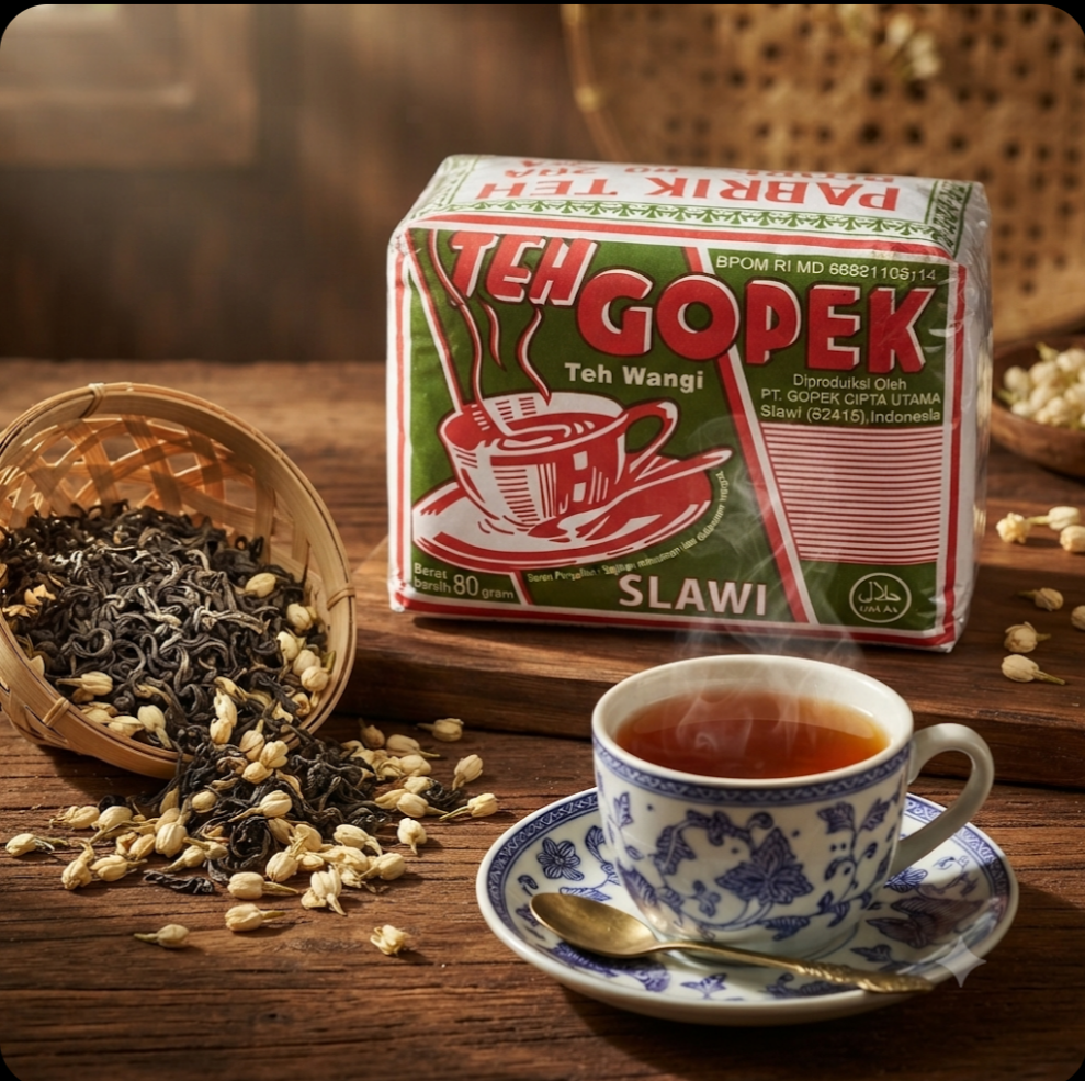 Teh Gopek Teh Wangi 40g. شاي غوبيك المعطر 40 غرام
