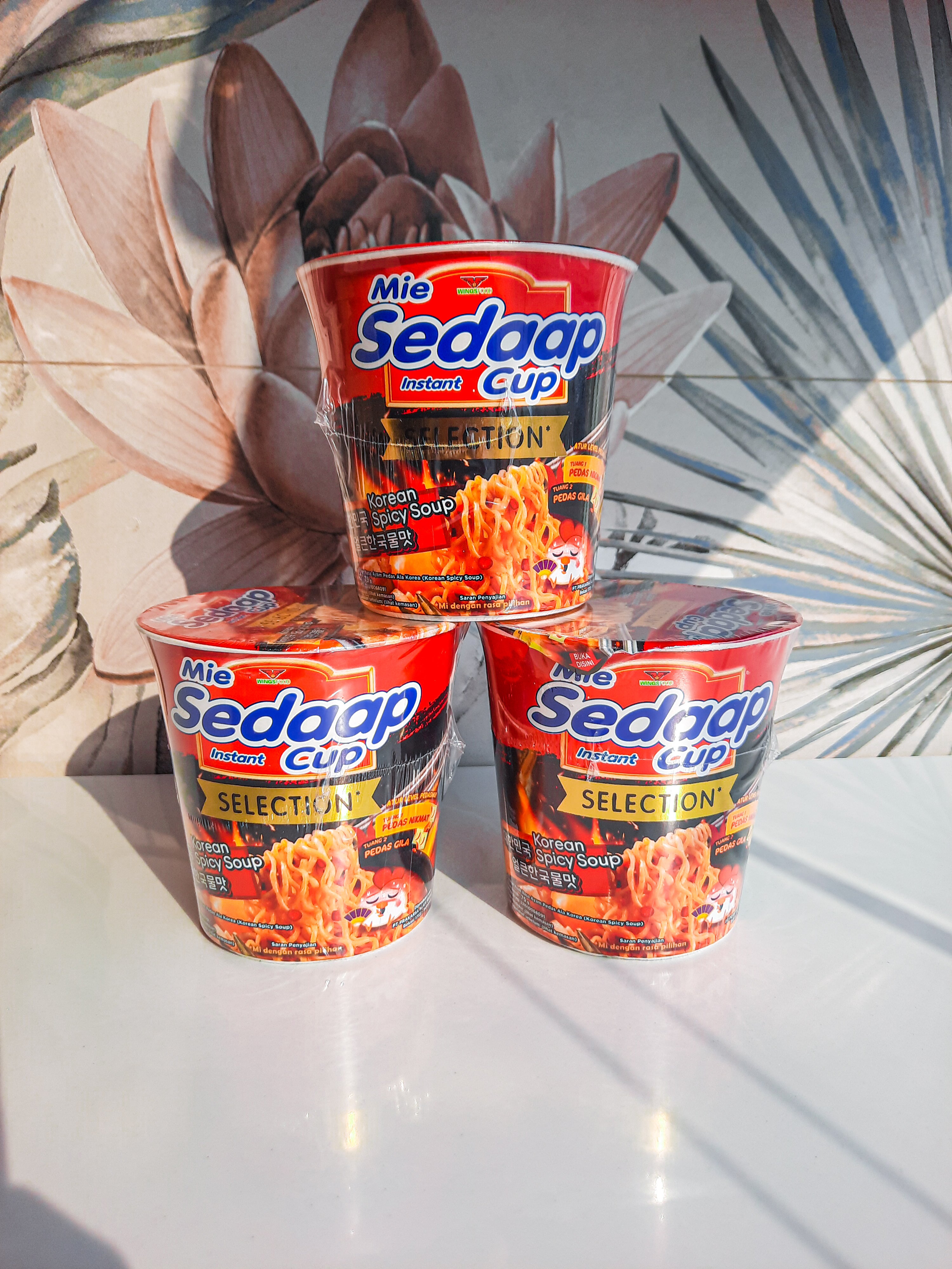 Mie Sedaap Cup Korean Spicy Soup 75g. Mie Sedaap Korean Spicy Soup Cup 75g