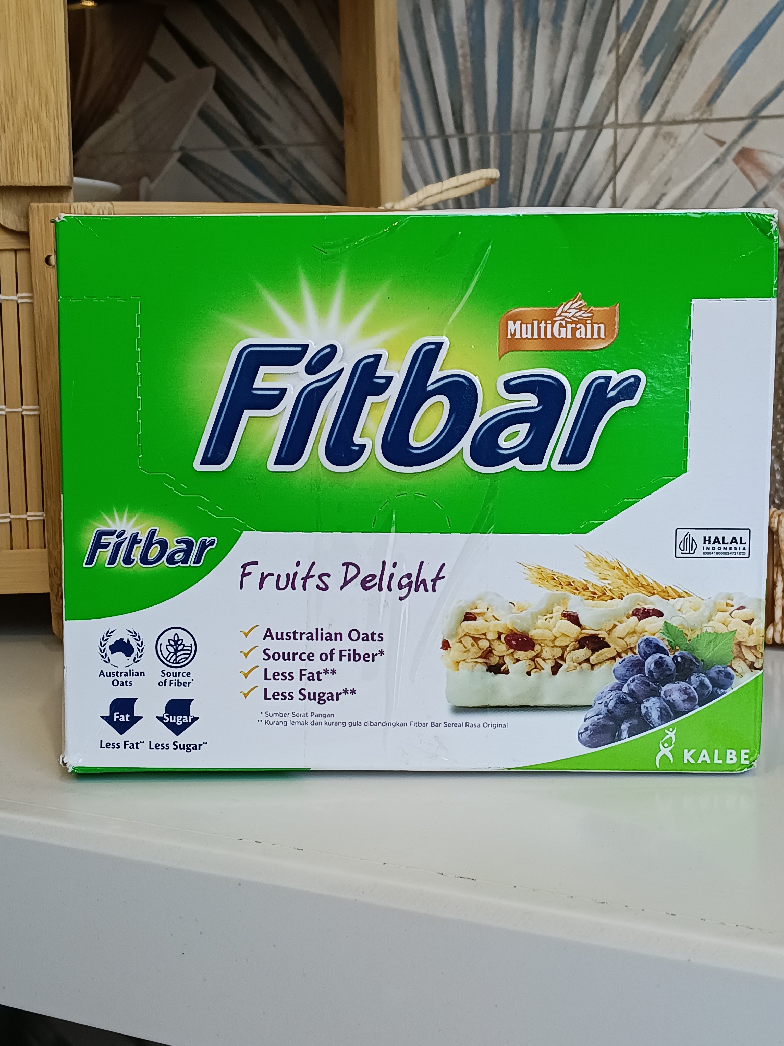 Fitbar Fruits Delight 22g. فيت بار فروتس ديلايت 22 جم