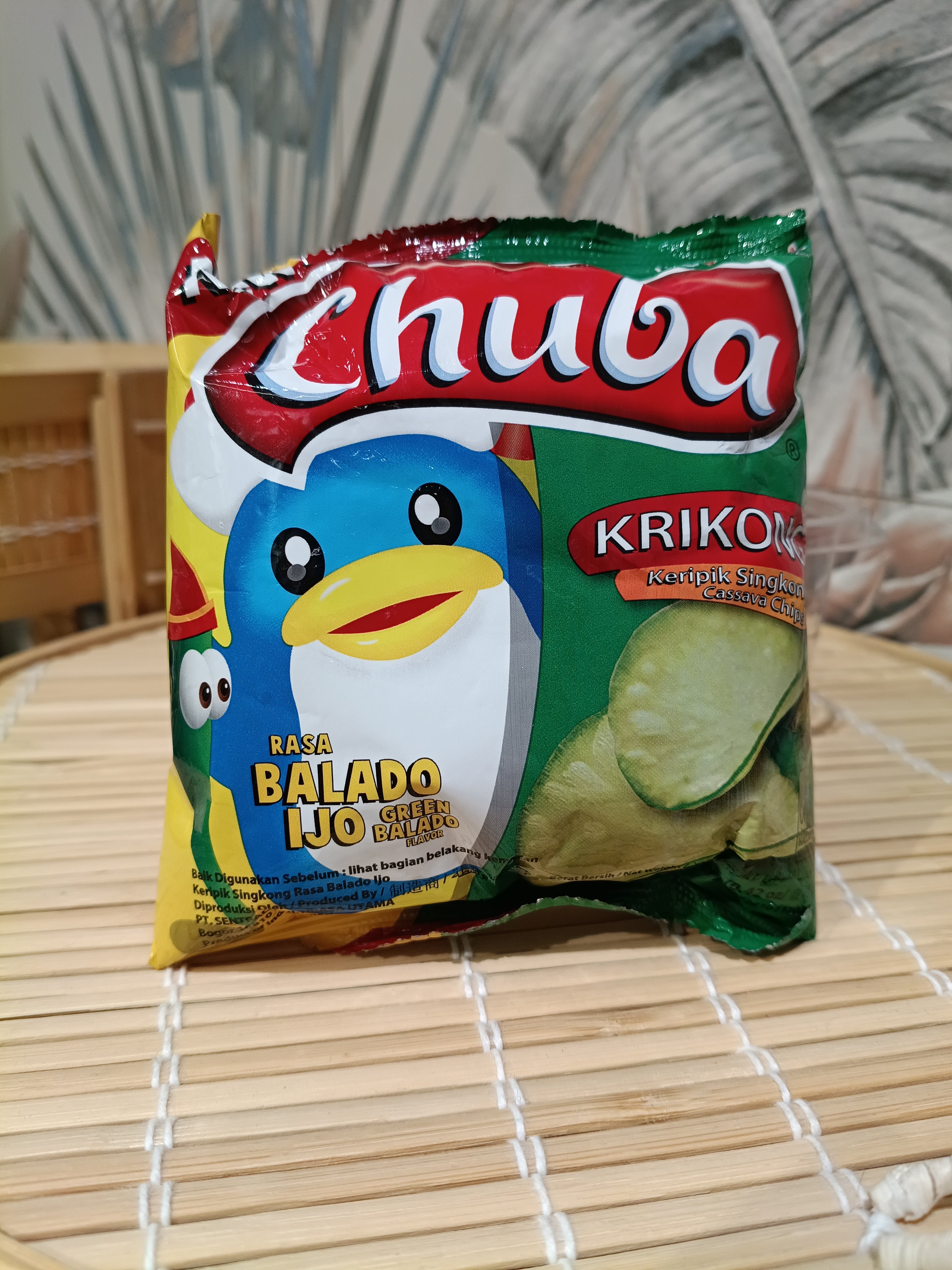 Chuba Keripik Singkong Balado Ijo 12gr. تشوبا بالادو ايجو رقائق الكسافا 12 جرام