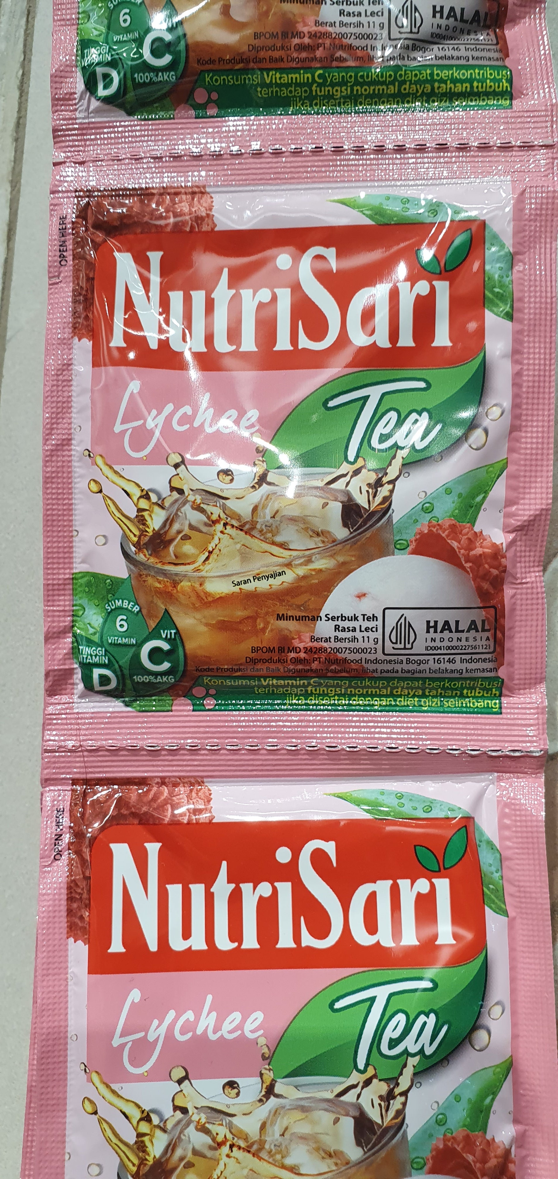 Nutrisari Lychee Tea