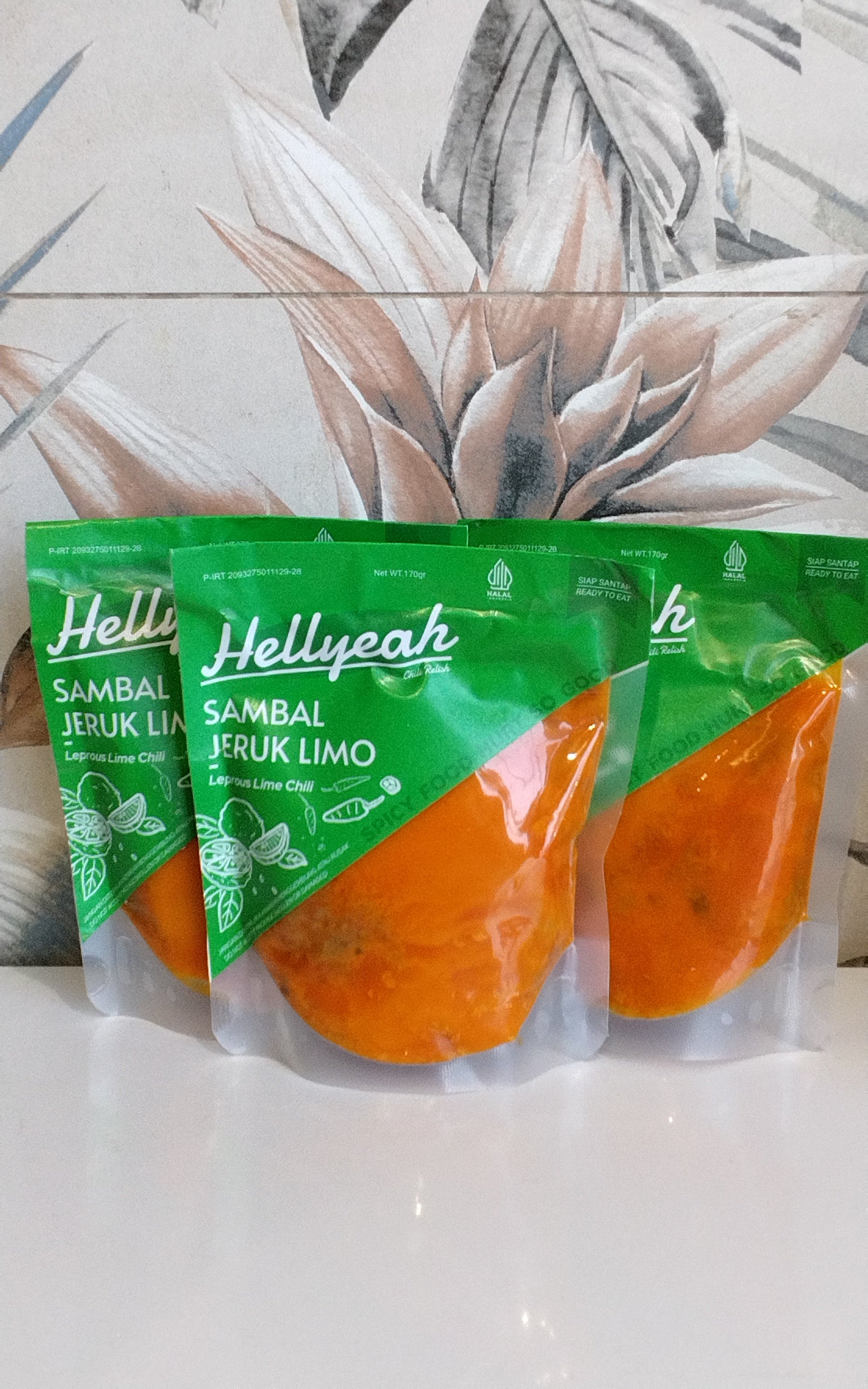 Hellyeah Sambal Jeruk Limo 170g.