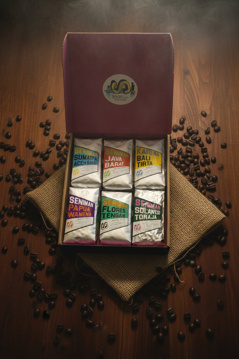 Seniman Coffee Beans Asstd 125g 1pck. حبوب قهوة سينيمان مشكل 125 جرام عبوة واحدة