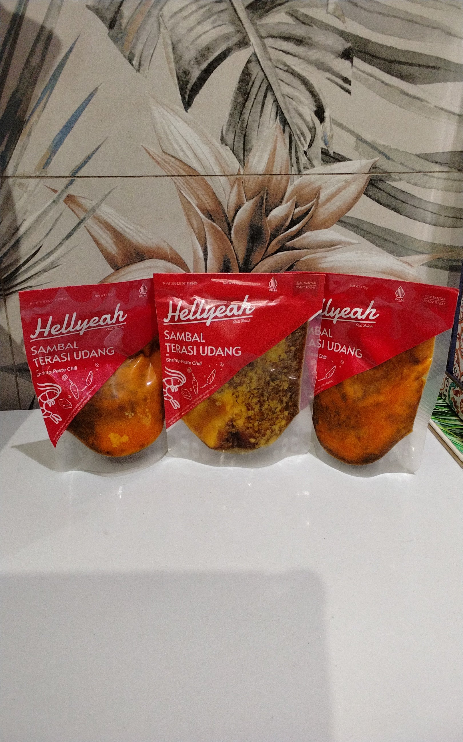 Hellyeah Sambal Terasi Udang 170g. Hellyeah Sambal Terasi Udang 170g